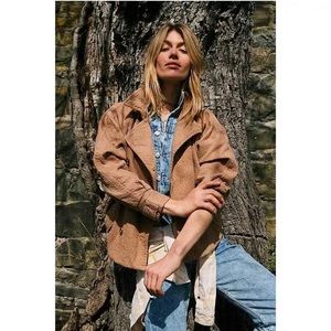 Free People Women's Brown Jacket size L
